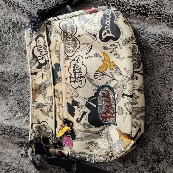 SAKROOTS Bird Peace ✌️ Crossbody Bag - Picture 3 of 6